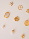 Custom DIY gold charm necklace, waterproof dainty pendants necklace, 18k gold charm necklace, build your own necklace, gift f