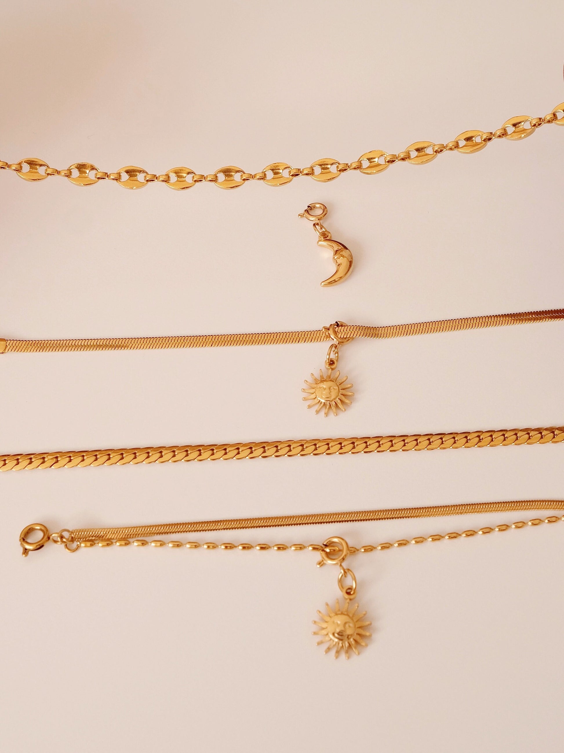 18k gold stainless steel Bracelets, waterproof tarnish resistant bracelets, minimalist bracelet, gold herringbone bracelets, 