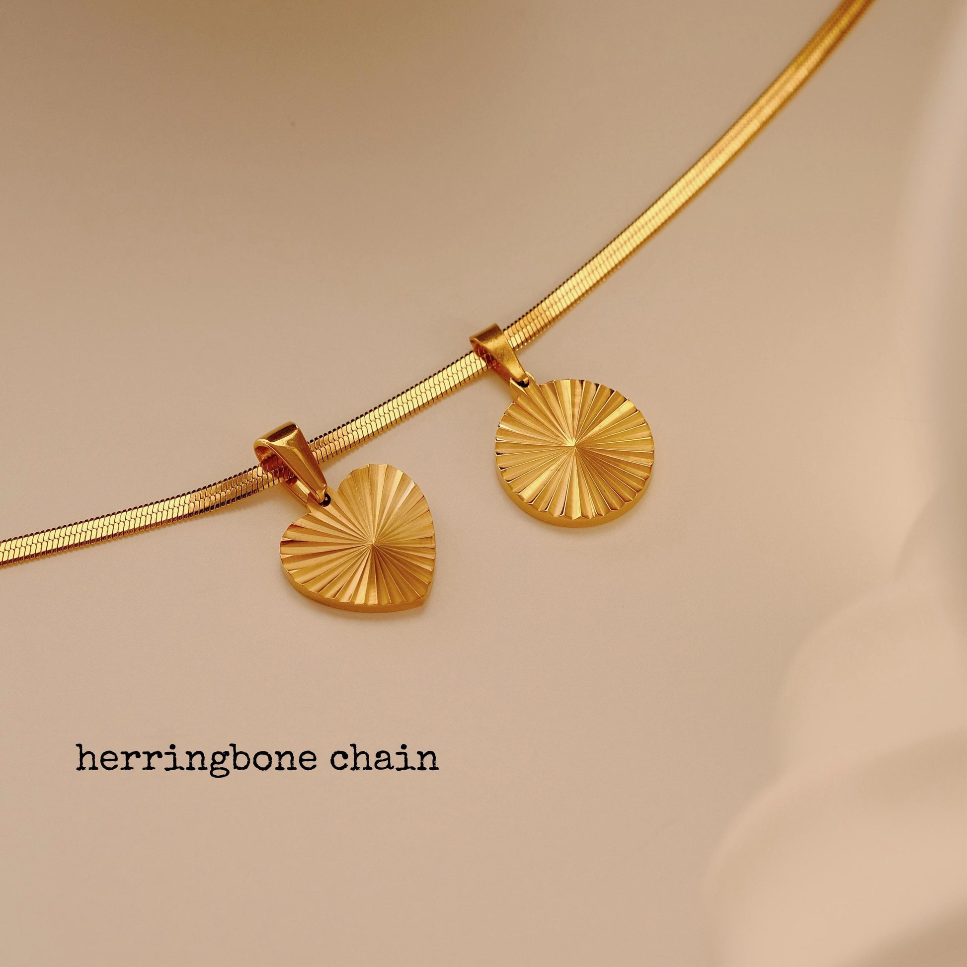 Gold Sunshine Pendant Necklace, Sunburst Necklace, Waterproof Heart Necklace, Celestial Necklace, Christmas Gift for her, Eve