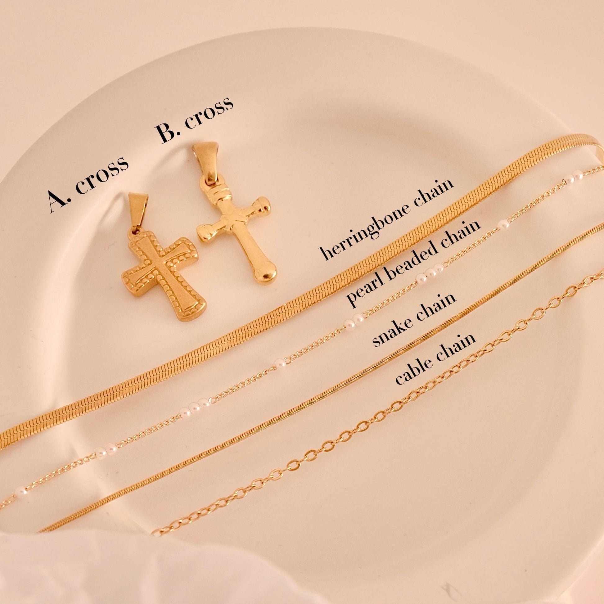 Gold Filled Cross Necklace, Gold Religious Cross Charm, Waterproof Unisex Women Men Necklace, Pray Christian Faith Pendant Ev