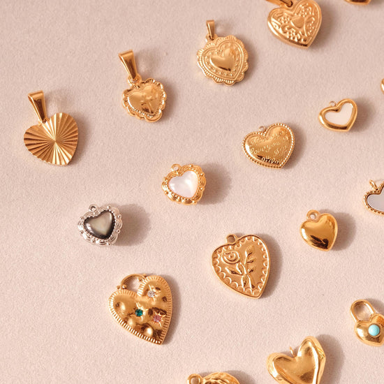 18K Gold Heart Pendant Necklace, Waterproof Tarnish Resistant Necklace, Love Necklace, Dainty Necklace, Gold Jewelry, gift fo