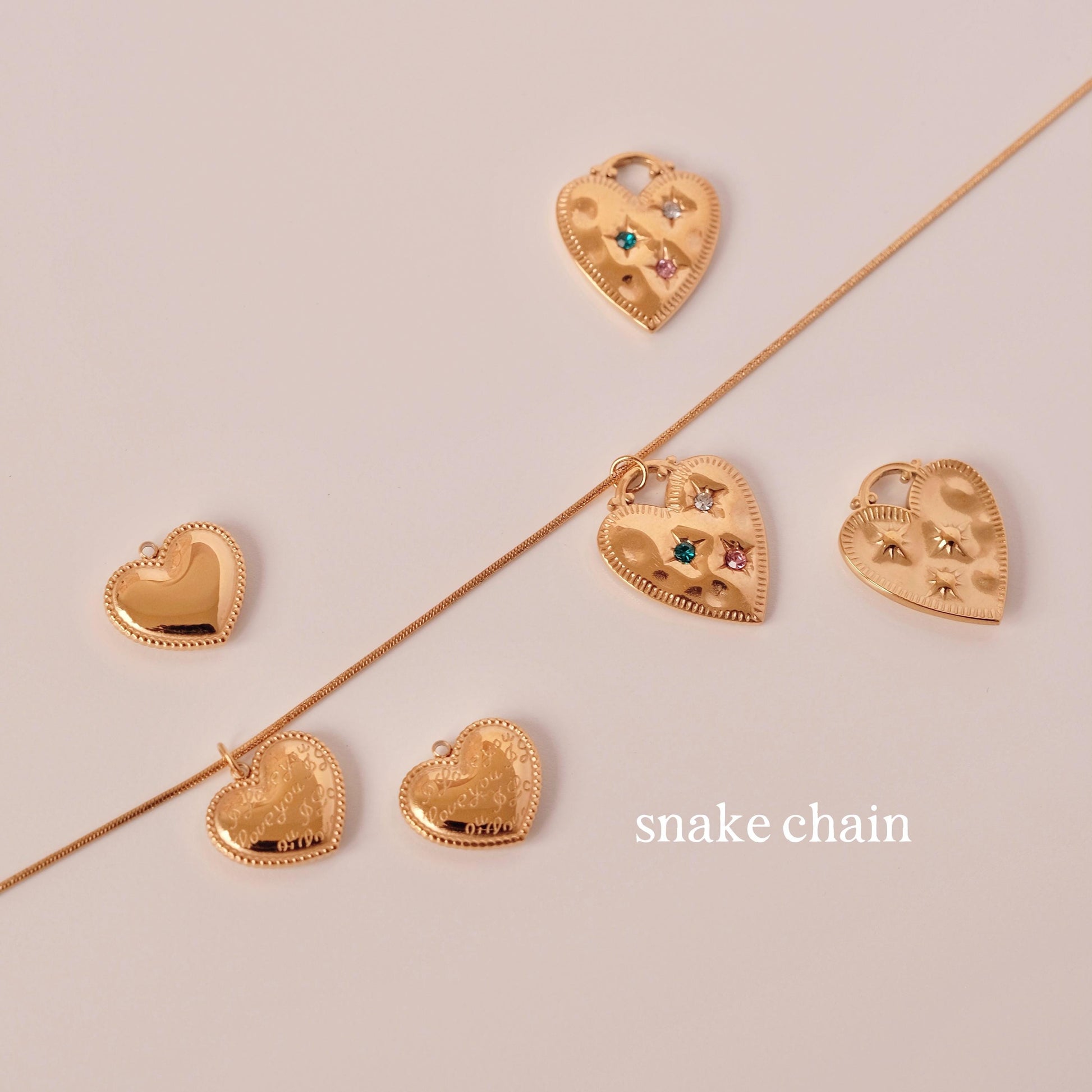 18K Gold Heart Pendant Necklace, Waterproof Tarnish Resistant Necklace, Love Necklace, Dainty Necklace, Gold Jewelry, gift fo