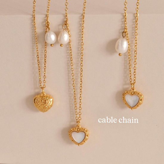 18K Gold Heart Pendant Necklace, Waterproof Tarnish Resistant Necklace, Love Necklace, Dainty Necklace, Gold Jewelry, gift fo