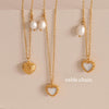 18K Gold Heart Pendant Necklace, Waterproof Tarnish Resistant Necklace, Love Necklace, Dainty Necklace, Gold Jewelry, gift fo