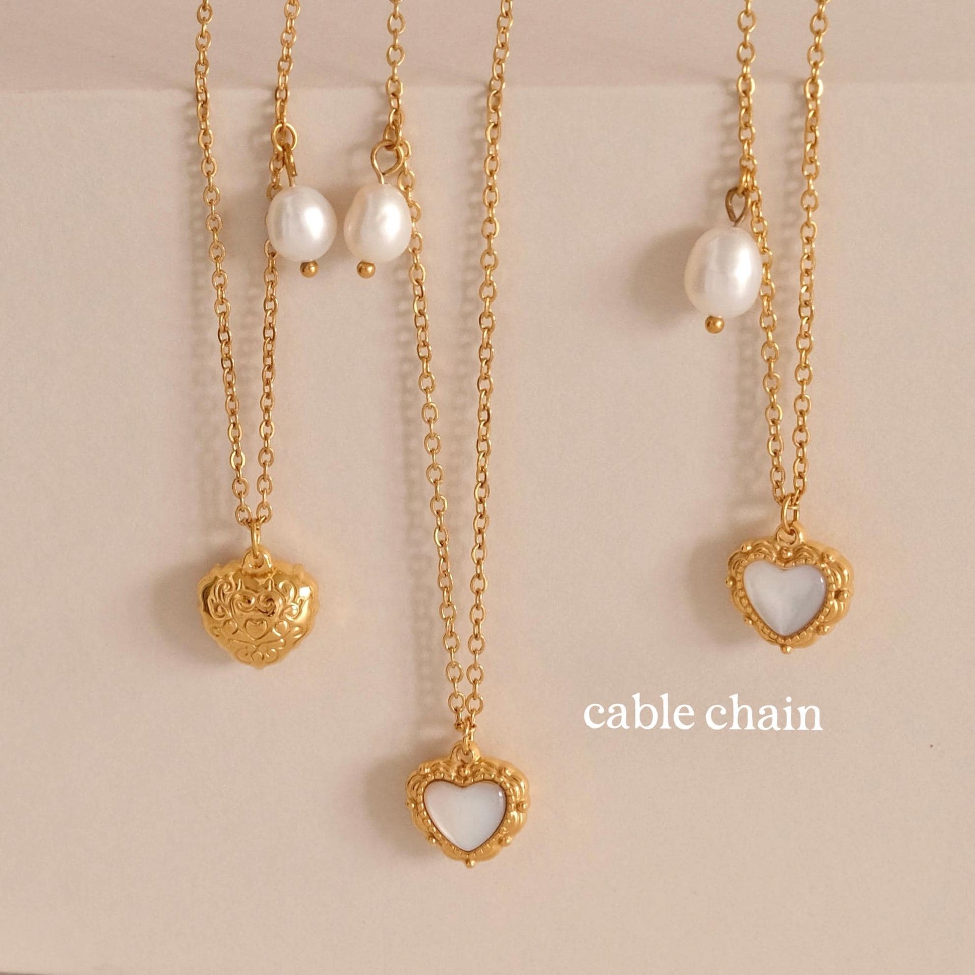 18K Gold Heart Pendant Necklace, Waterproof Tarnish Resistant Necklace, Love Necklace, Dainty Necklace, Gold Jewelry, gift fo