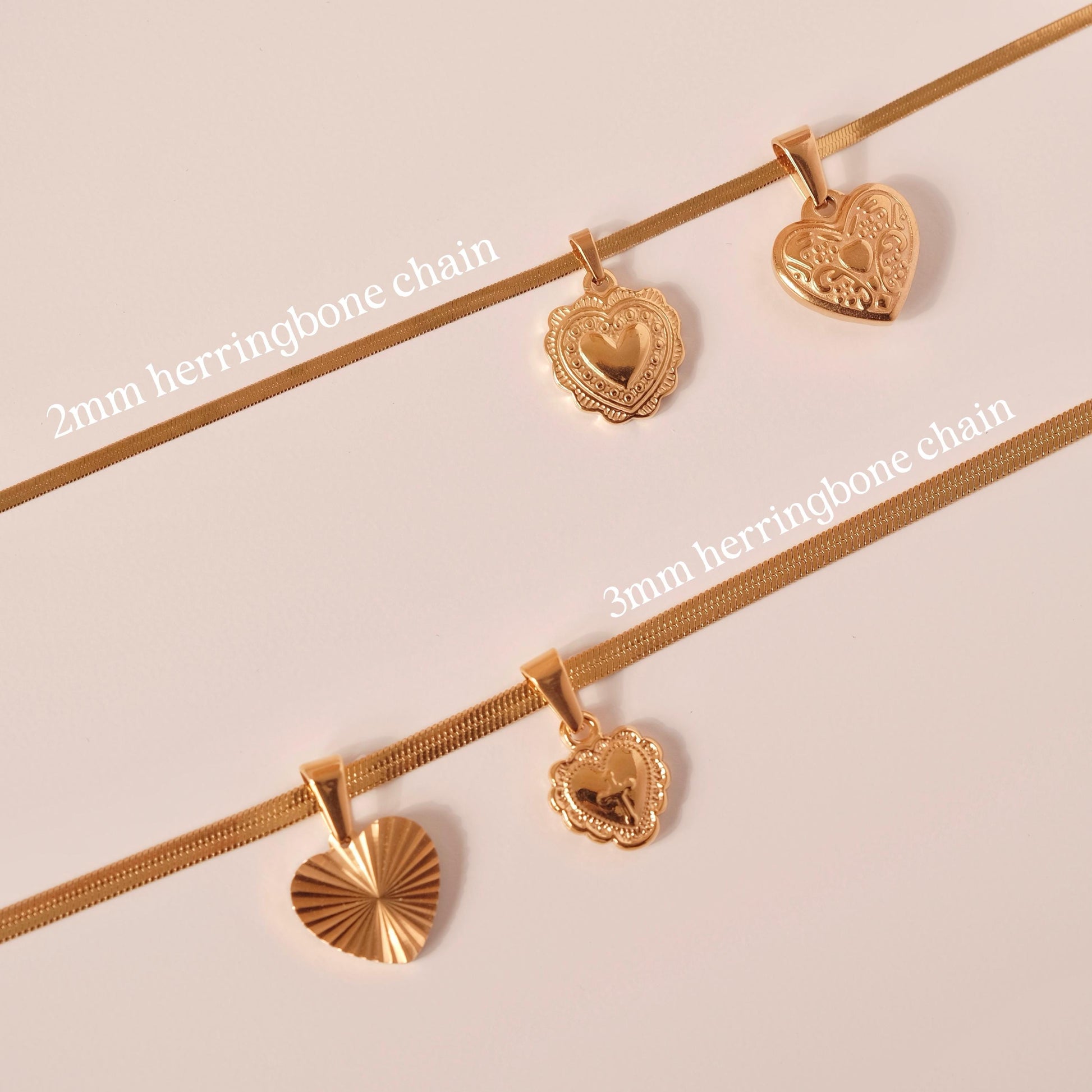 18K Gold Heart Pendant Necklace, Waterproof Tarnish Resistant Necklace, Love Necklace, Dainty Necklace, Gold Jewelry, gift fo