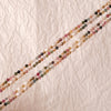 Genuine Tourmaline Necklace, Colorful stone beaded necklace, Minimalist beaded necklace with real pearl, Choker tourmaline st