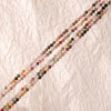 Genuine Tourmaline Necklace, Colorful stone beaded necklace, Minimalist beaded necklace with real pearl, Choker tourmaline st