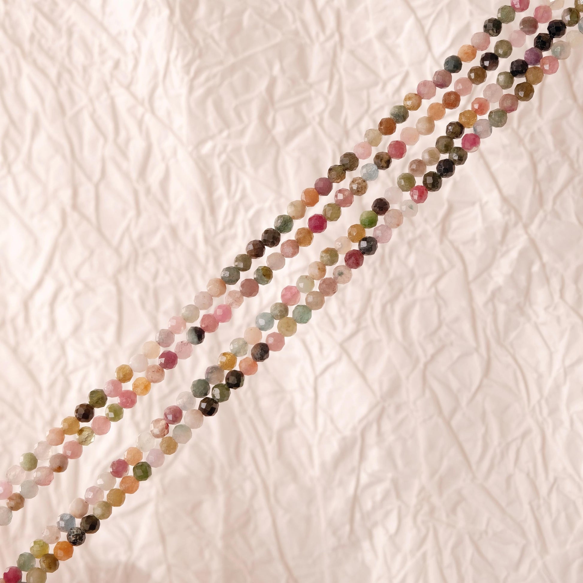 Genuine Tourmaline Necklace, Colorful stone beaded necklace, Minimalist beaded necklace with real pearl, Choker tourmaline st