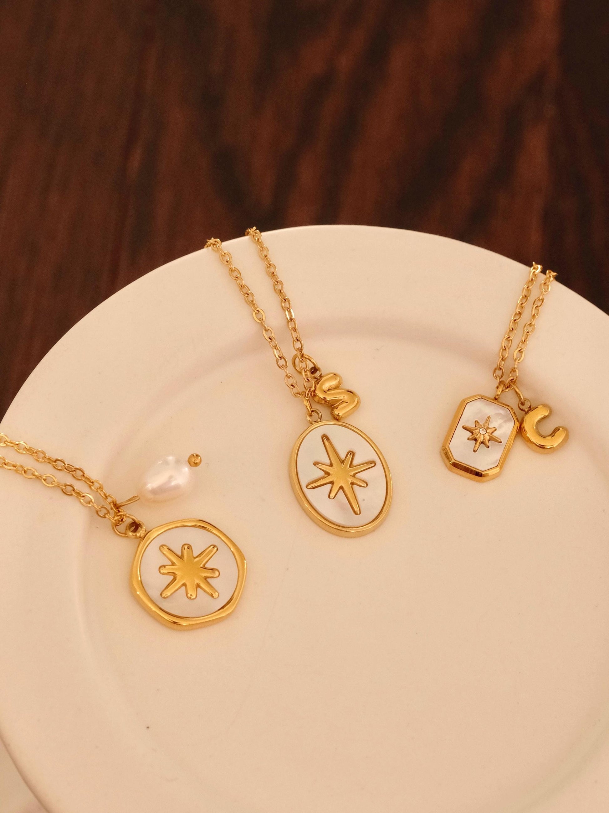 Custom Gold Name Necklace | 18K Gold Plated Handwriting & Photo Engraved Pendant | Meaningful Gift for Mom - DEANA-TORONTO je