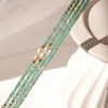Genuine Gemstone Beaded Necklace, Cube beads freshwater pearl choker, 18k gold beaded necklace, Crystal Beads, Cats Eye Beads