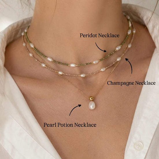 Genuine Gemstone Beaded Necklace, Beads freshwater pearl choker, 18k gold beaded necklace, Crystal Beads, Cats Eye Beads, Gift for her